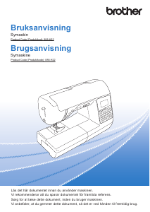 Bruksanvisning Brother Innov-is F400 Symaskin