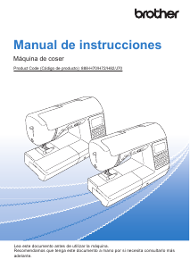 Manual de uso Brother Innov-is F460 Máquina de coser