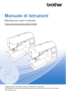 Manuale Brother Innov-is F480 Macchina per cucire