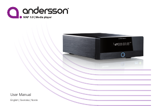 Bruksanvisning Andersson MAP 3.0 Mediaspiller