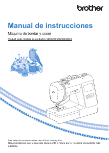 Manual de uso Brother Innov-is M280D Máquina de coser