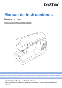 Manual de uso Brother Innov-is NV1040SE Máquina de coser
