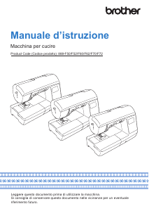 Manuale Brother Innov-is NV1300 Macchina per cucire