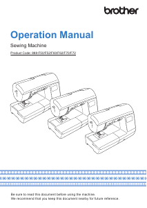 Manual Brother Innov-is NV1800Q Sewing Machine