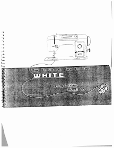 Manual White W951 Sewing Machine
