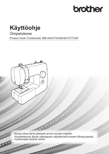 Käyttöohje Brother J14s Ompelukone