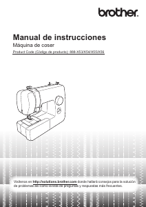 Manual de uso Brother J17 Máquina de coser