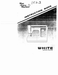 Handleiding White W1523 Naaimachine