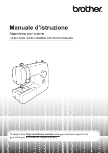 Manuale Brother KE14 Macchina per cucire