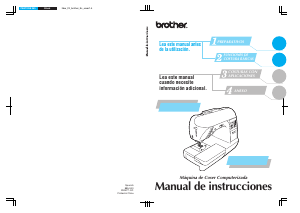 Manual de uso Brother NX-250 Máquina de coser