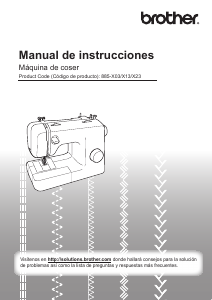 Manual de uso Brother XN2500 Máquina de coser