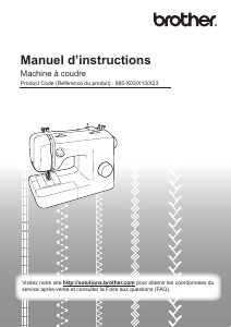 Manuale Brother XN2500 Macchina per cucire