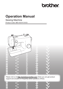 Manual Brother XN2500 Sewing Machine