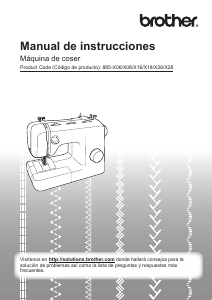 Manual de uso Brother XQ2700 Máquina de coser