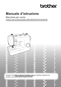 Manuale Brother XQ2700 Macchina per cucire