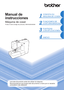 Manual de uso Brother XS2070 Máquina de coser
