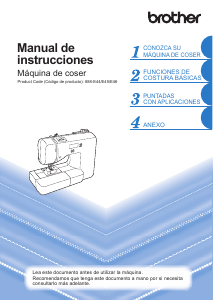 Manual de uso Brother XS2080 Máquina de coser