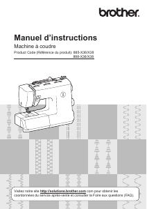 Mode d’emploi Brother XT27 Machine à coudre