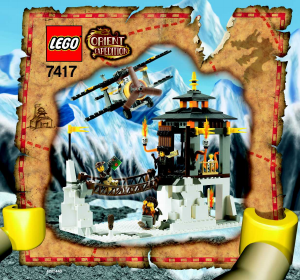 Bruksanvisning Lego set 7417 Orient Expedition Tempel på Mount Everest