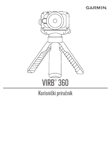 Priručnik Garmin VIRB 360 Kamera 360
