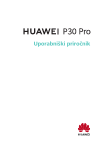 Priročnik Huawei P30 Pro Mobilni telefon