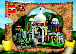 Bruksanvisning Lego set 7418 Orient Expedition Scorpion palats