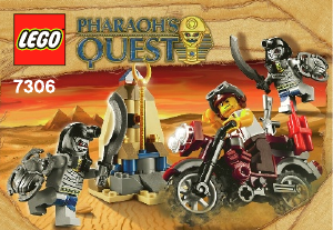 Brugsanvisning Lego set 7306 Pharaohs Quest Den gyldne stavs vogtere