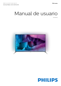 Manual de uso Philips 65PUK7120 Televisor de LED