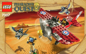 Manuale Lego set 7307 Pharaohs Quest L'attacco delle mummie volanti