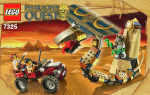 Bedienungsanleitung Lego set 7325 Pharaohs Quest Verwunschene Kobra