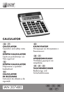 Manual United Office IAN 307480 Calculator