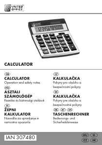 Priročnik United Office IAN 307480 Kalkulator