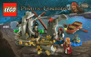 Brugsanvisning Lego set 4181 Pirates of the Caribbean De Dødes Ø