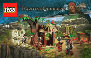 Bruksanvisning Lego set 4182 Pirates of the Caibbean Kannibalflykten