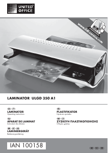 Manual United Office IAN 100158 Laminator