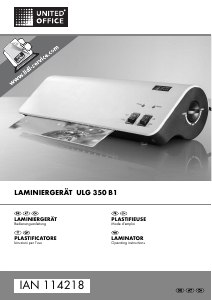 Manual United Office IAN 114218 Laminator