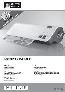 Priručnik United Office IAN 114218 Laminator