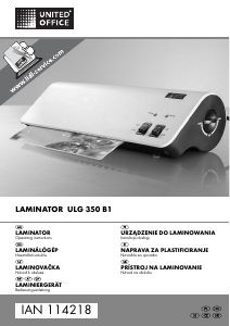 Instrukcja United Office IAN 114218 Laminator