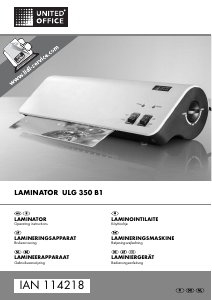 Handleiding United Office IAN 114218 Lamineermachine