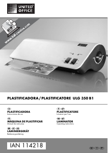 Manual United Office IAN 114218 Plastificadora