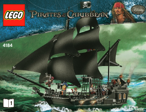 Manual de uso Lego set 4184 Pirates of the Caribbean El Barco de la Perla Negra