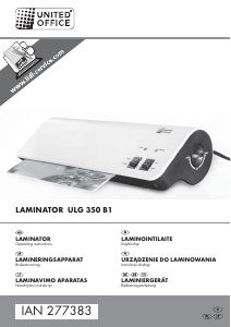 Instrukcja United Office IAN 277383 Laminator