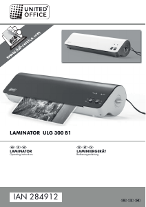 Manual United Office IAN 284912 Laminator