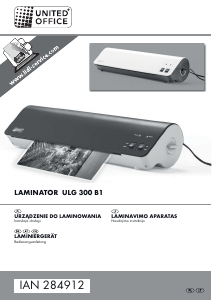 Instrukcja United Office IAN 284912 Laminator