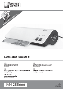 Instrukcja United Office IAN 288666 Laminator