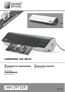 Instrukcja United Office IAN 297529 Laminator