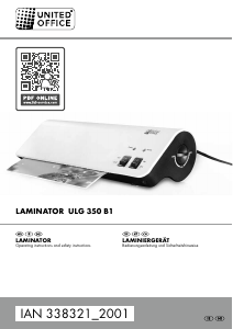 Manual United Office IAN 338321 Laminator