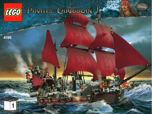 Manual Lego set 4195 Pirates of the Caribbean Queen Annes revenge