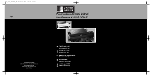 Manual de uso United Office IAN 71854 Plastificadora