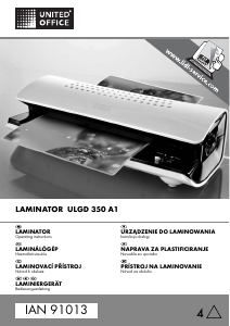 Instrukcja United Office IAN 91013 Laminator